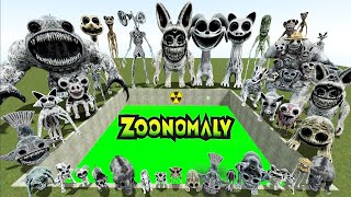 DESTROY NEW ZOONOMALY MONSTERS FAMILY & MONSTERS POPPY PLAYTIME 3 FAMILY in TOXIC POOL - Garry's Mod