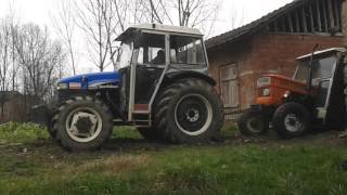 Türk Fıat 640 New Holland tt 55 x4 Traktör Çekişmesi