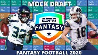 2020 Fantasy Football Mock Draft (PPR)- 10 Team- Pick 3 screenshot 2