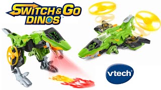 Vtech Switch and Go Transforming Velociraptor Fighter Jet!