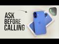 How to Set Ask Before Calling in iPhone (tutorial)