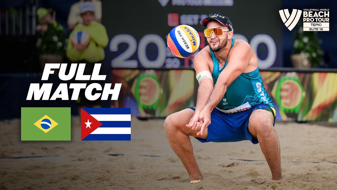 George/André 🇧🇷 vs. Diaz/Alayo 🇨🇺 - Semi Final | BPT Tepic 2024 - Full Match | Beach Volleyball