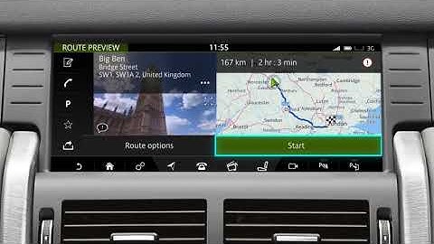 Land Rover Discovery Sport 19MY   InControl Touch Pro Navigation   Entering a destination