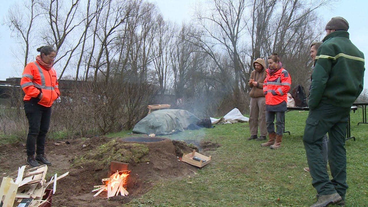 Un four de potier façon gaulois à Archéologie Alsace à Sélestat