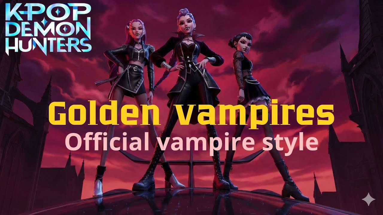"Golden vampire" huntrix - K pop demon hunters