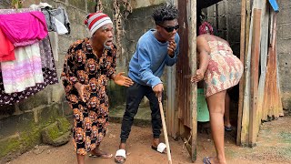 The jobless blind youth and local bathroom//chukwuemeka tv//