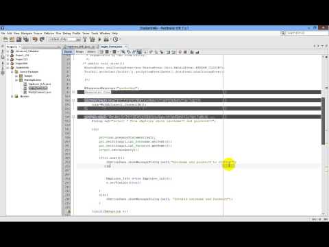 Java Netbeans Programming #8   close previous JFrame while opening new JFrame