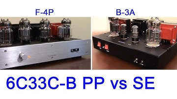 push pull vs single ended sound by 6C33C-B tube amplifiers ; Somewhere my love Dr. Zhivago
