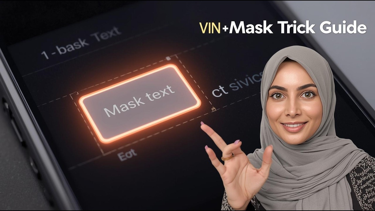 Remove Text Like Magic - VN mask trick revealed! how to remove text in VN Video Editor tutorial