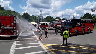 Wet down for Fair Lawn New Engine 3  6-22-19