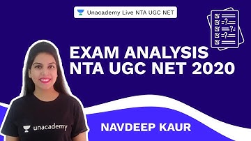 Exam Analysis NTA UGC NET 2020 | Commerce | Navdeep | Unacademy Live