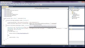 C# Onclick Processing button Part-03