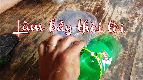 Cách làm bẫy bắt cá thòi lòi đơn giản từ chai nước cam