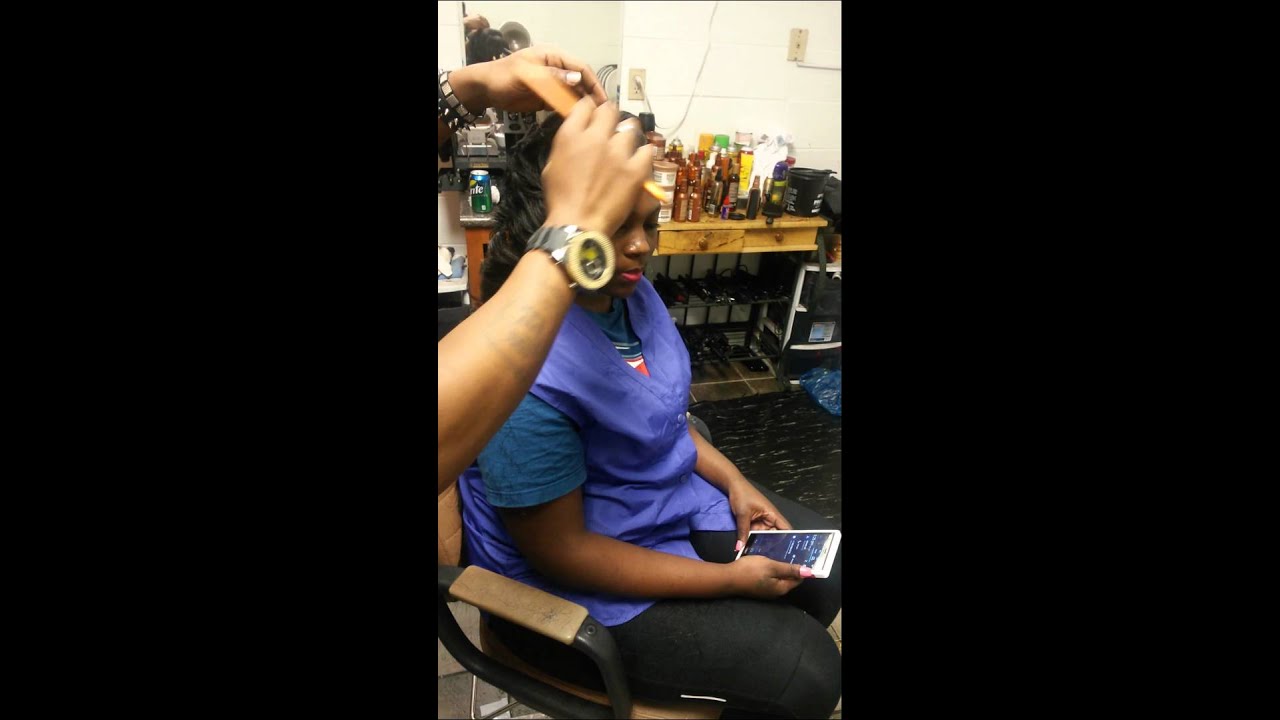 How to cut layers prince charming work hair YouTube