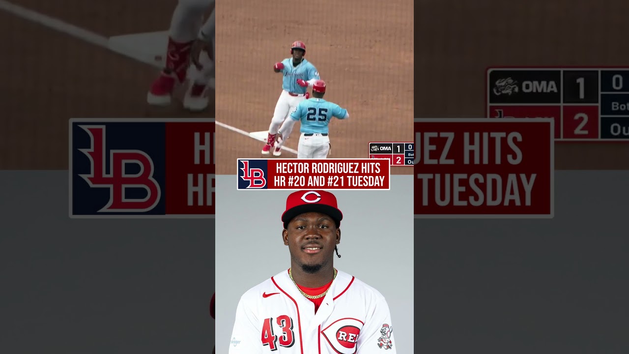 Reds #5 Ranked Prospect Hector Rodriguez Homers TWICE!