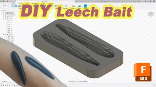 Easy-to-Make Open Pour Mold - Leech Soft Plastic Bait DIY 