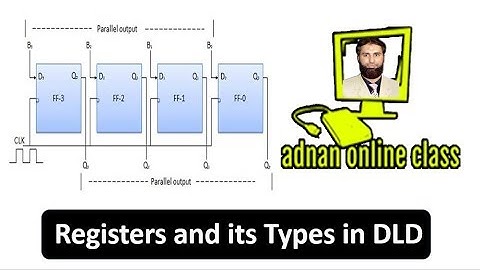 Shift Register tutorial and its types in DLD in urdu hindi|Digital Electronics in Urdu hindi