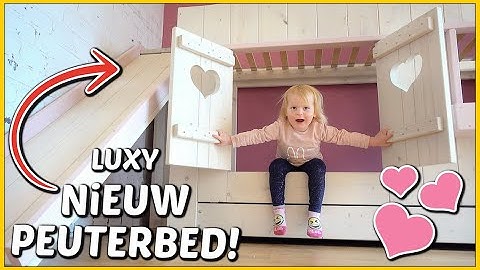 LUXY KRiJGT HAAR EERSTE PEUTER BED 😍( verhuisvlog 5 & 6) | Bellinga Vlog #2027