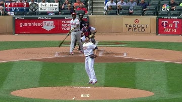 PHI@MIN: Howard slugs solo homer, puts Phils on board