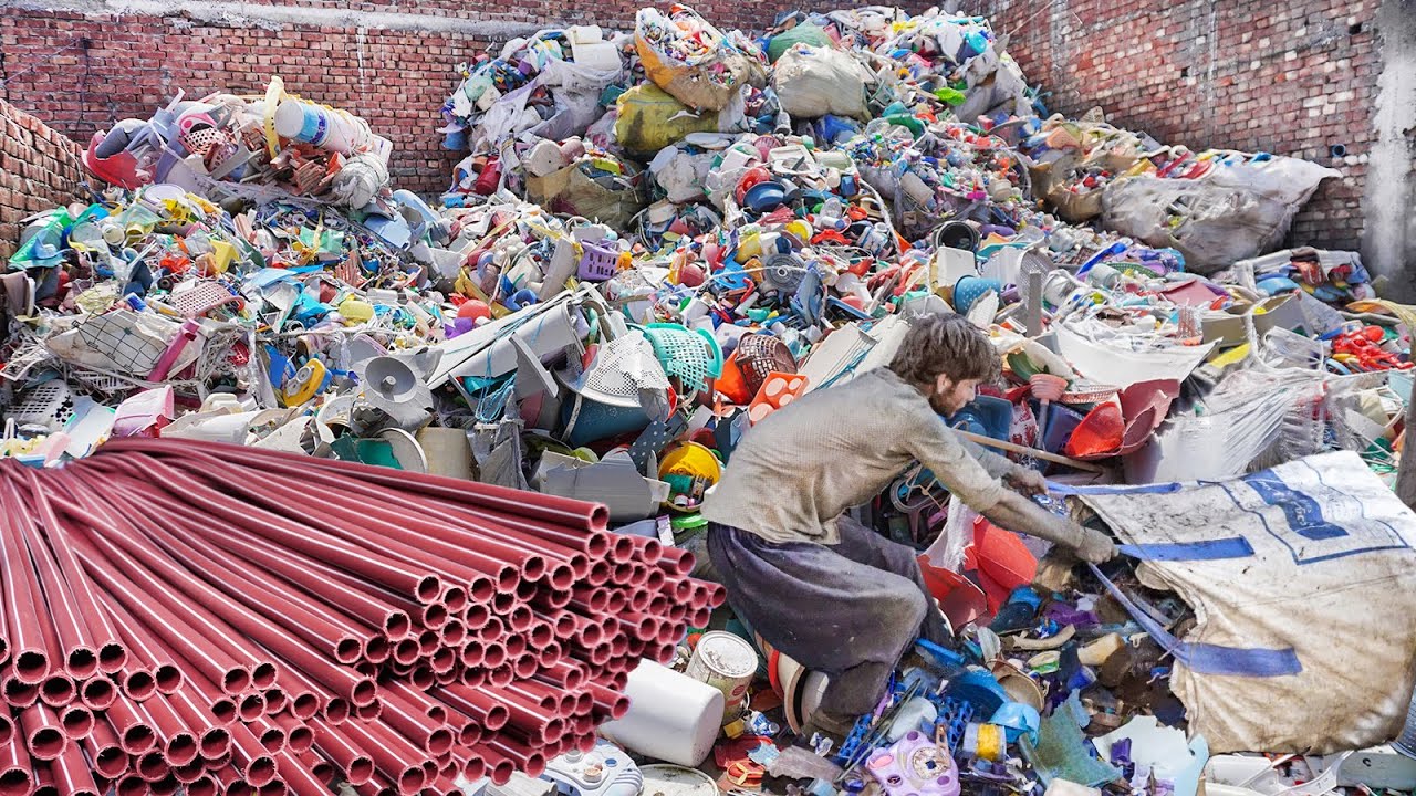 How Millions Waste Plastic convert into PVC Pipe through Recycling