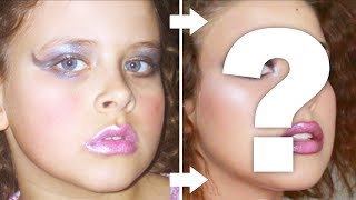 Recreating a makeup look I did as a kid!