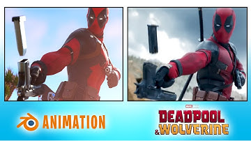 Recreating the Reload Scene from Deadpool X Wolverine in Blender