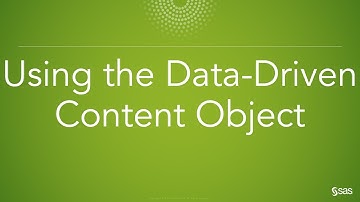 Geographic Data, SAS Viya Jobs, Data-Driven Content, and REST APIs!