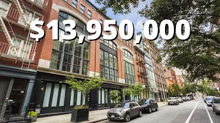 Inside a $13.95 Million Tribeca, NYC Townhouse | 25-foot Wide Mansion in the Heart of TriBeCa