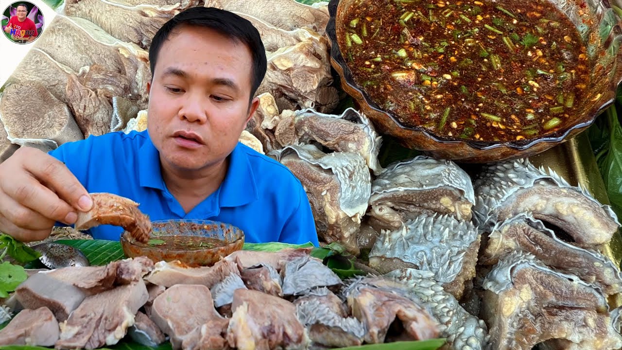 ต้มปากหนามลิ้นวัว แจ่วขมสูตรอั้วตั้ว แกล้มผักกาดหิ่น หย่ำกรุบๆ อ่ำหล่ำแซ่บจ้วดคัก