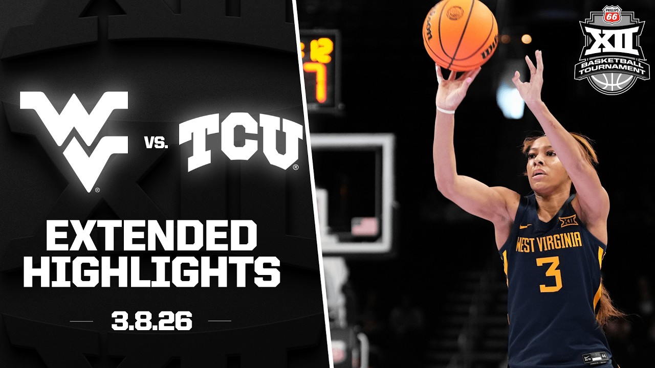 West Virginia vs. TCU Extended Highlights | 2026 Phillips 66 Big 12 Women's Basketball Tournament