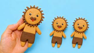 How to make Lion clay modelling for kids, DIY clay art for kids Creative Learning Craft for Kids