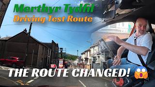 Full Merthyr Tydfil Driving Test Route + The Moment the Sat Nav Breaks Down