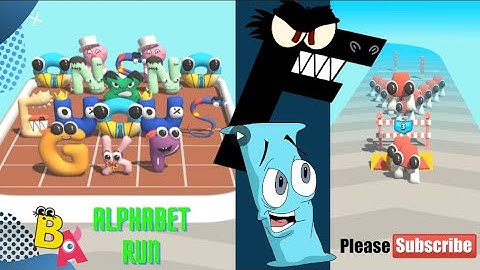 👀 Merge Alphabet Lore Run  mobilgames VS  Mix