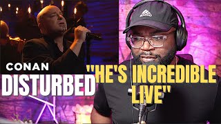 Disturbed The Sound of Silence on Conan (Reaction!!) FLOORED ME