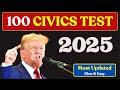 New 2025, RANDOM 100 civics questions and answers - U.S. citizenship interview I N400 Interview #usa