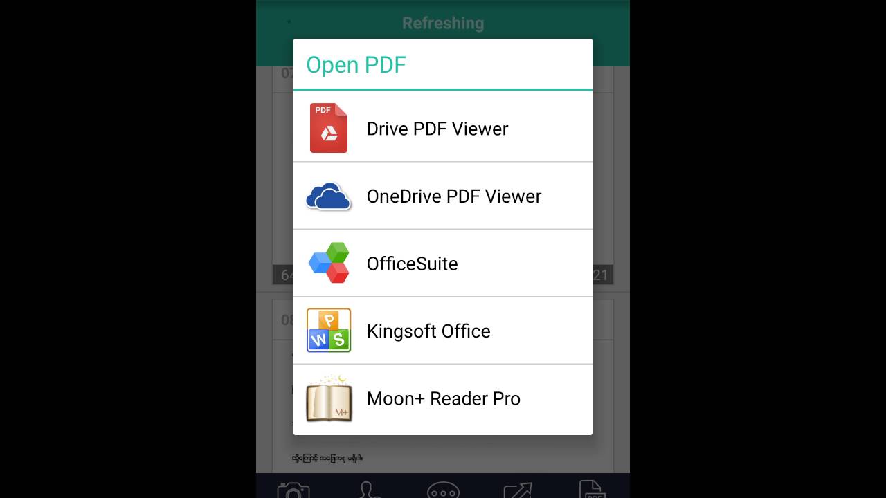 Convert photo to pdf by mobile phone using CS scanner
