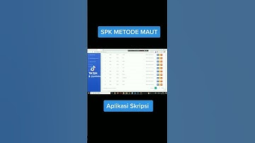 Sistem Pendukung Keputusan Beasiswa menggunakan Metode MAUT #spk #metodemaut #skripsi