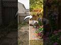 I didn’t expect this makeover to turn out this good #viral #backyard  #usashorts #usa #landscape