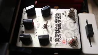 Hexe Revolver Ii Pedal Demo Of All Modes, Glitch Freeze Stutter Effect W Expression Pedal