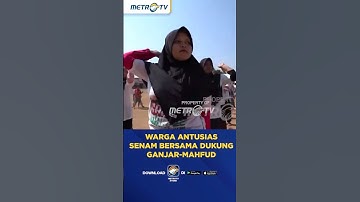 Warga Antusias Sneam Bersama Dukung Ganjar-Mahfud #shorts