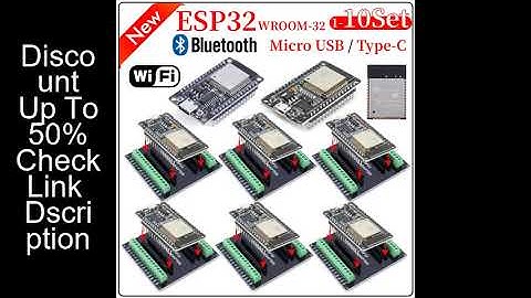 ESP32 WROOM-32 Development Board 5V TYPE-C CH340C WiFi+Bluetooth Ultra-Low Power Consumption SPI Fla