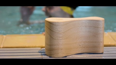 Balsa pull buoy makes a splash