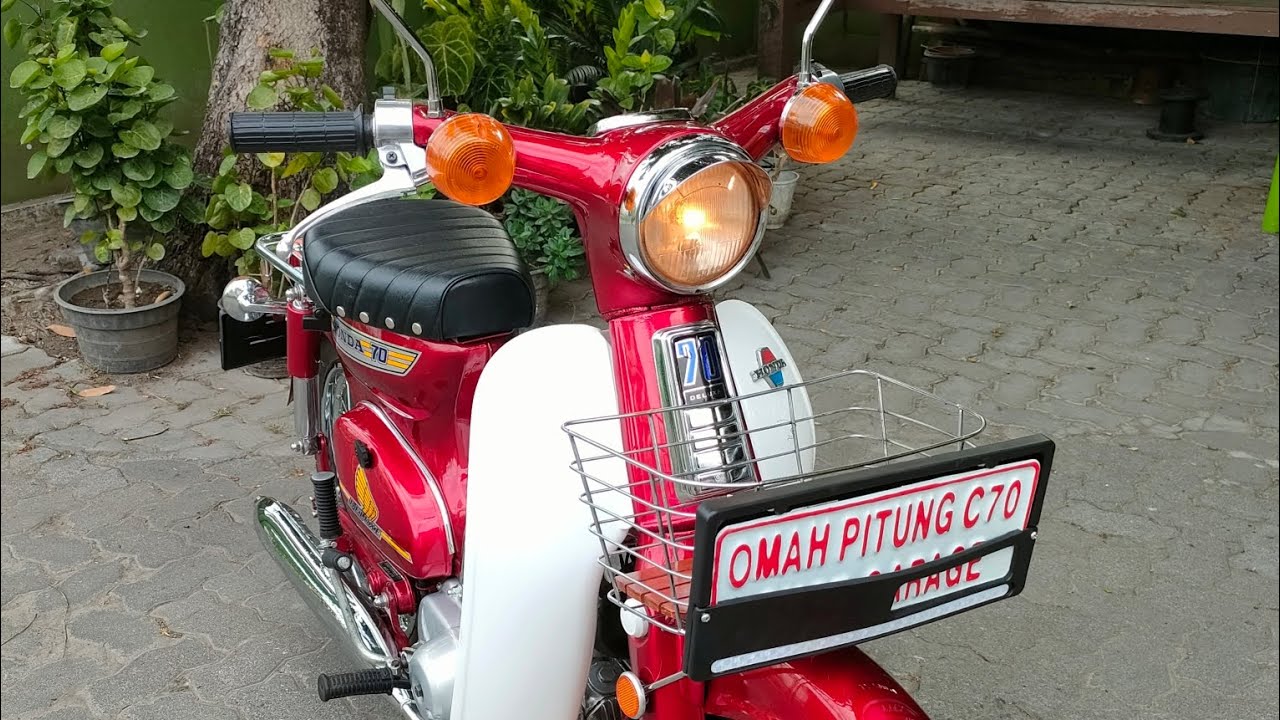 C70 Original Restoration 3 Speed tahun 1976 Japanese Concept by Omah Pitung C70 "Guge Garage" !!