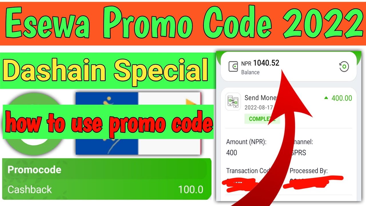 Esewa Promo Code Esewa Earning App in Nepal How To Use Esewa Promo