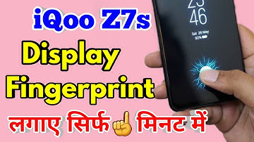 how to display fingerprint lock iqoo z7s, iqoo z7s fingerprint lock
