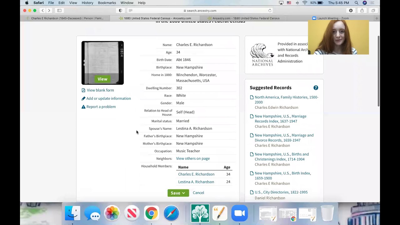 Creating a Census Fact & Citation in RootsMagic - YouTube