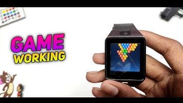 DZ09 Smartwatch New Working Trick || Play Games In Your Smartwatch