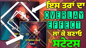 New Effects For Status Video | Black screen overlay effect | Red screen status | Kangstatus