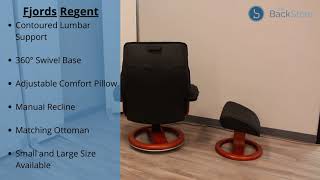 Fjords Regent Recliner Chair And Ottoman Features By The Back Store