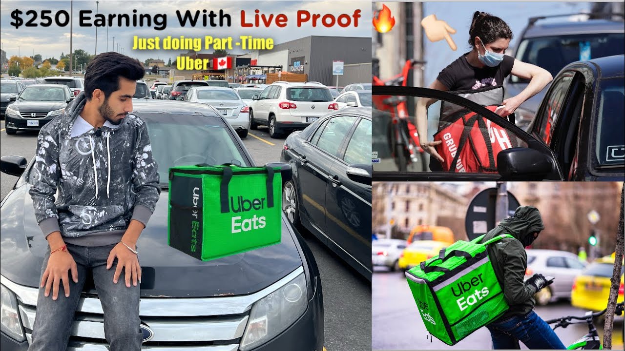 How to Earn $250+ DOLLAR 💵 In a One Day 🔥 in Canada 🇨🇦 By Doing Uber Deliveries 🇨🇦